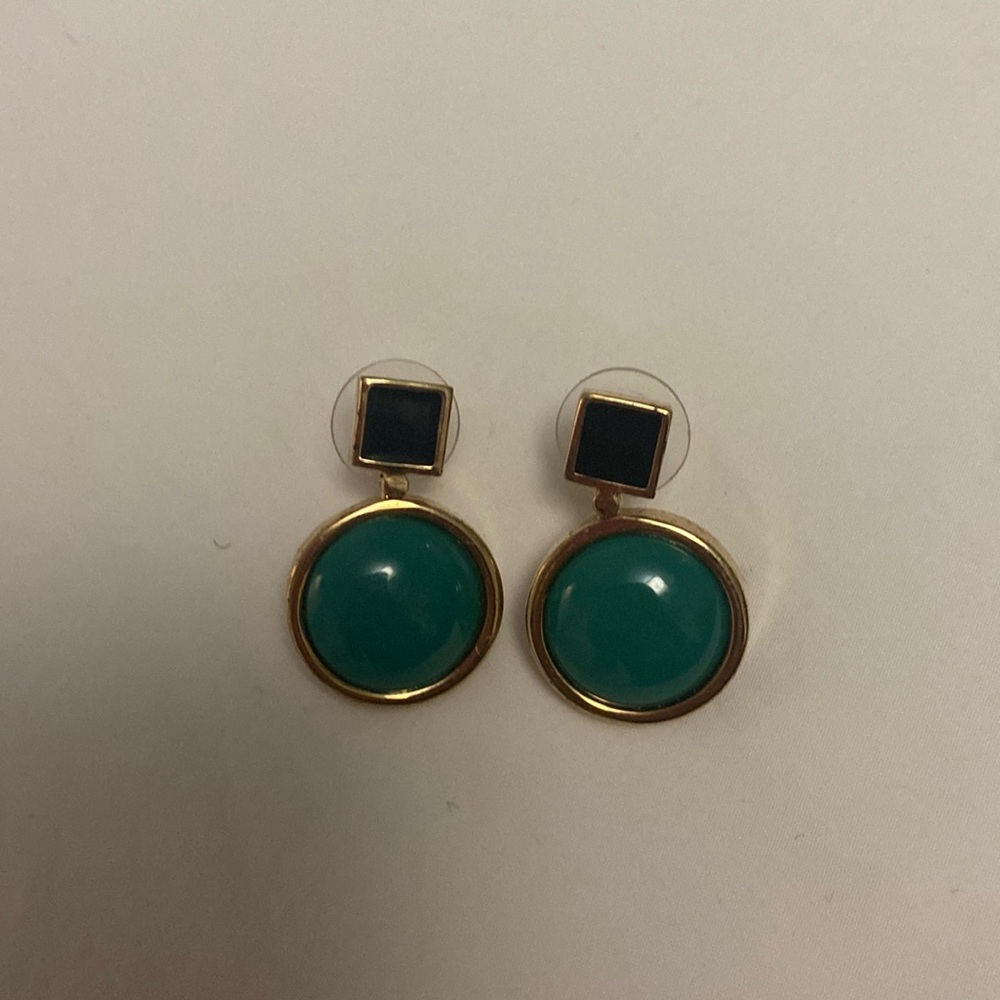 Marc by Marc Jacob’s Green and black earrings